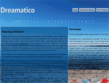 Tablet Screenshot of dreamatico.com